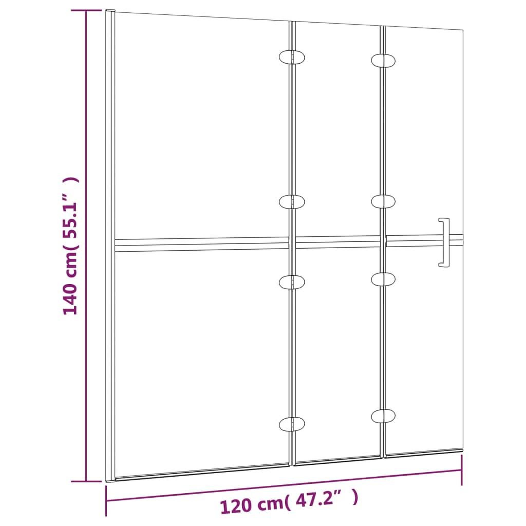 Voir la diapositive 6 : VIDAXL Cabine de douche pliable ESG 120x140 cm Blanc