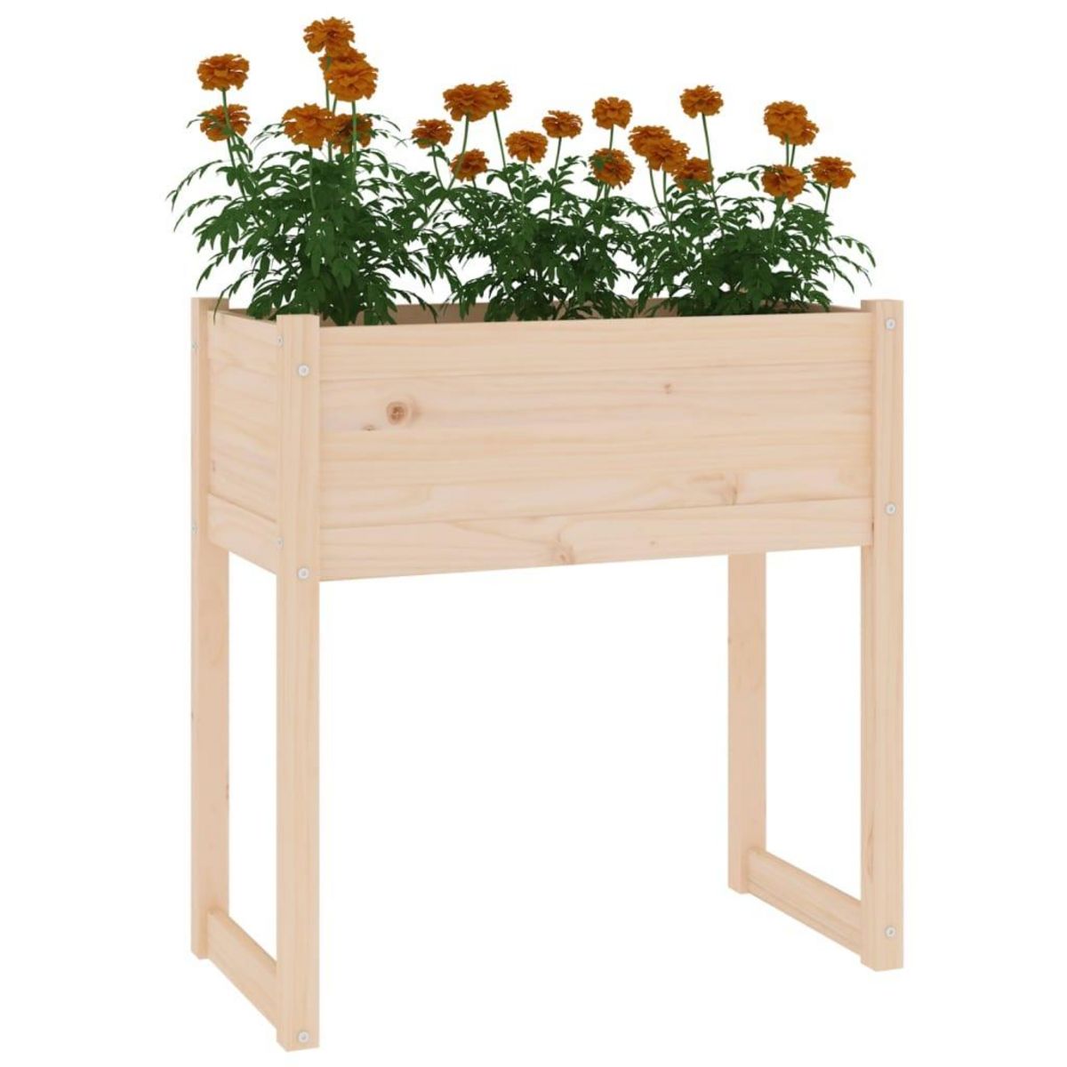 VIDAXL Jardiniere 78x40x81 cm Bois massif de pin