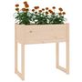 Voir la diapositive 4 : VIDAXL Jardiniere 78x40x81 cm Bois massif de pin