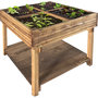Voir la diapositive 3 : Carré potager sur pieds L80x80xH90cm