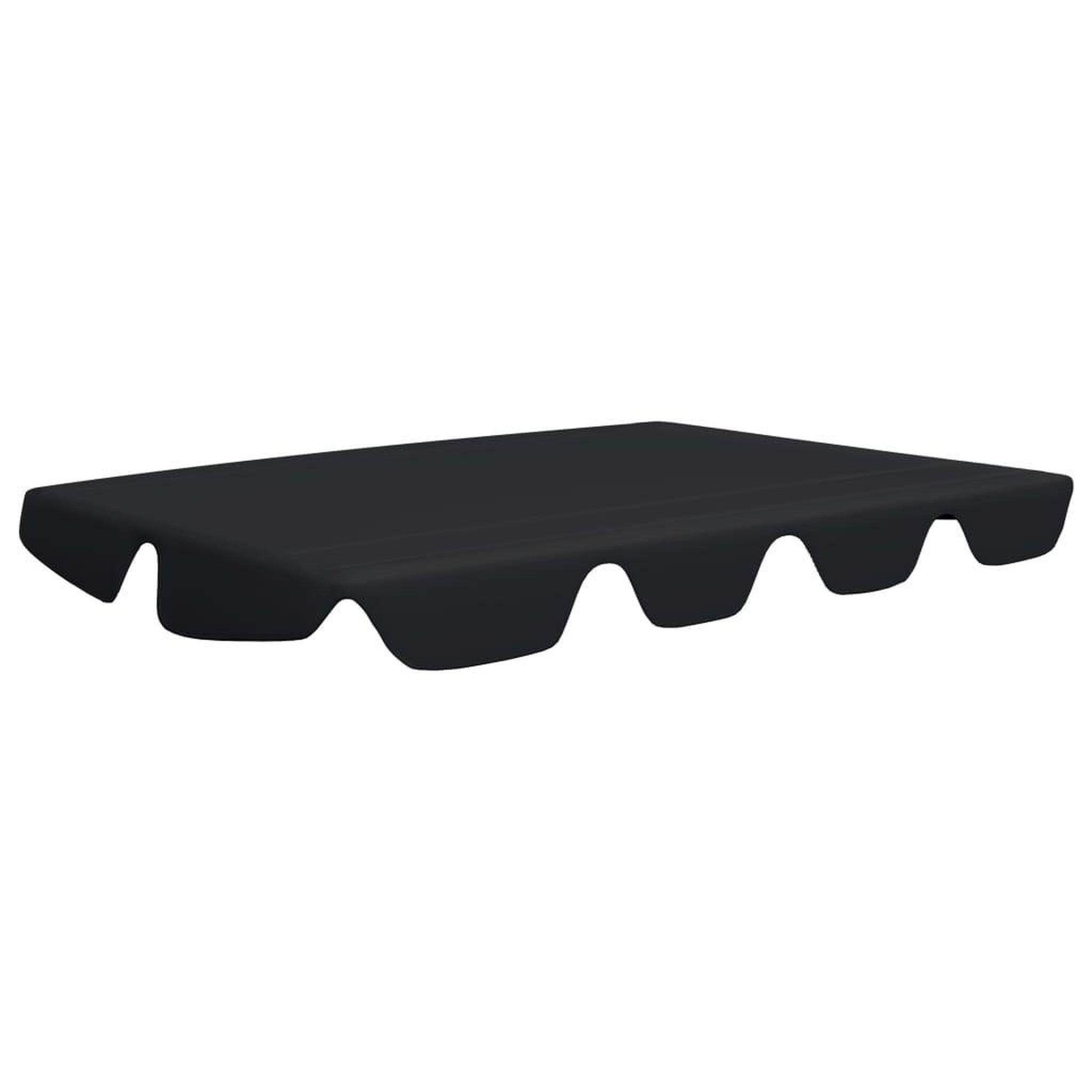 Voir la diapositive 2 : VIDAXL Toit de rechange de balançoire noir 150/130x105/70 cm