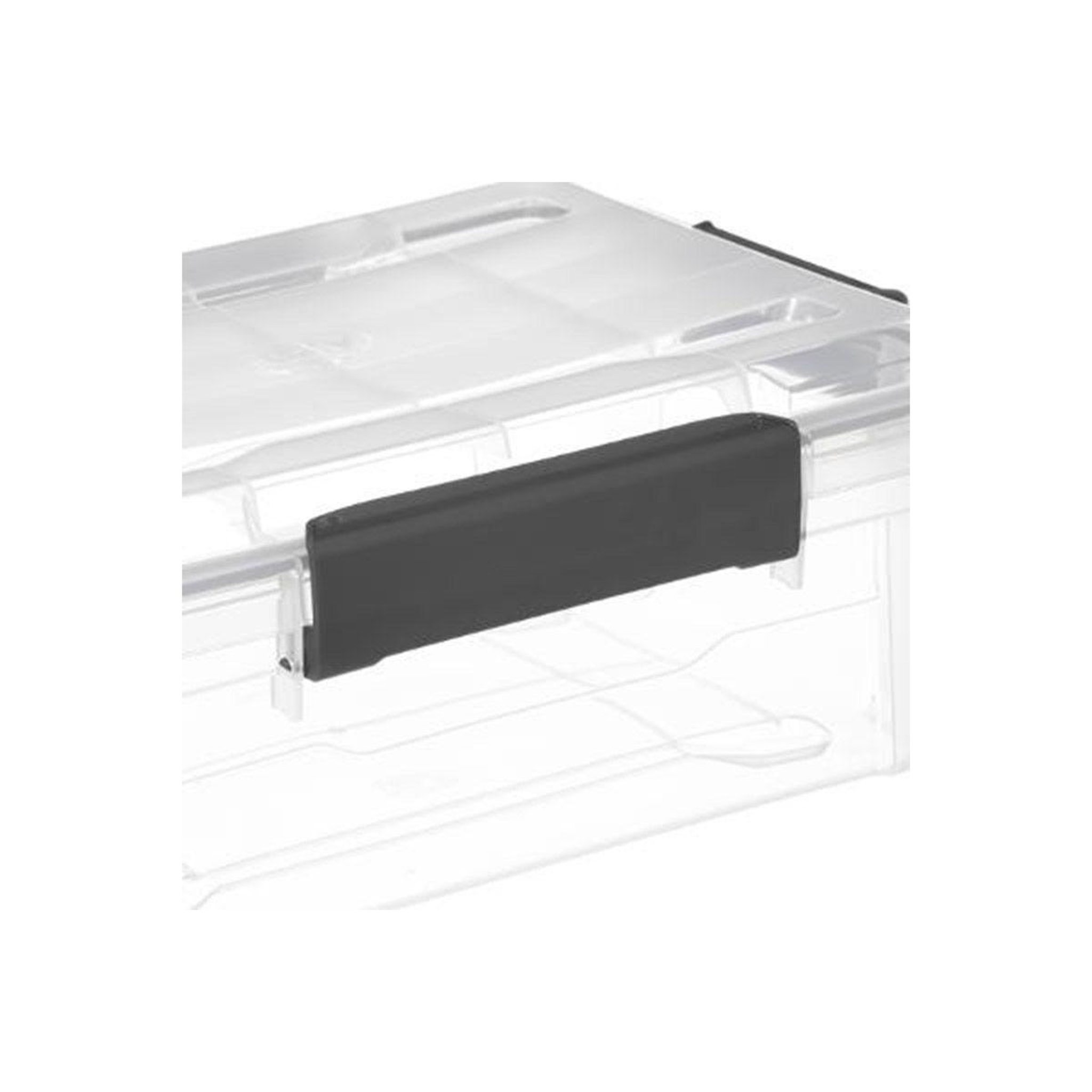 Voir la diapositive 3 : FIVE Boîte de rangement  clip  11,4l transparent