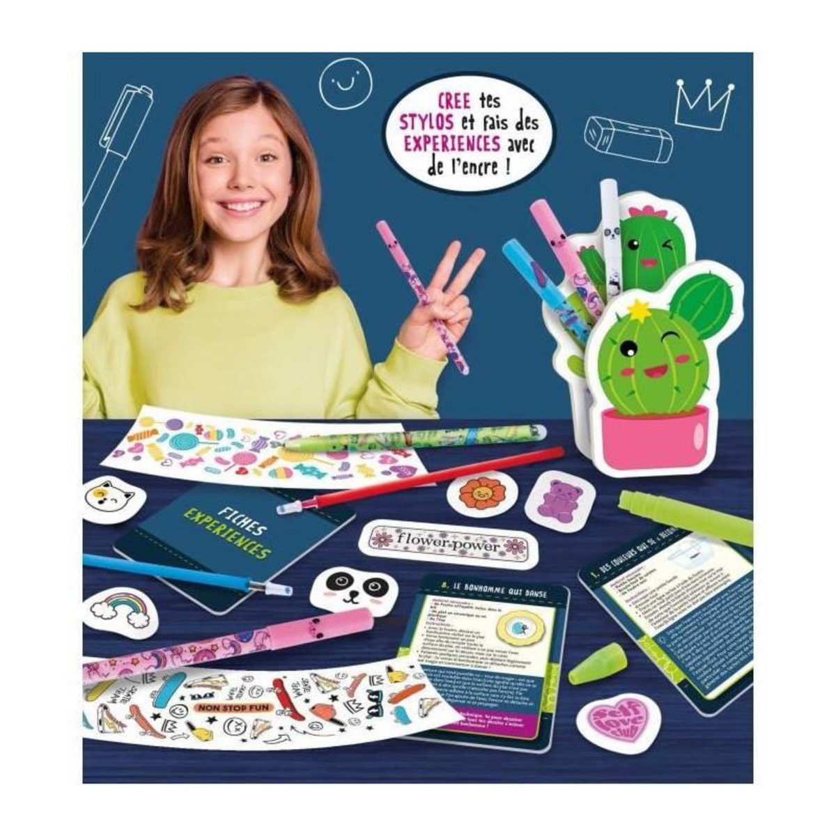 LISCIANI GIOCHI Kit scientifique de stylos effaçables Lisciani-Giochi coloré
