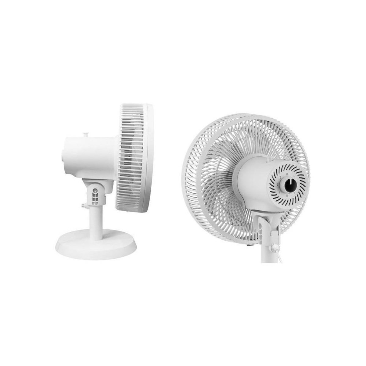 OCEANIC Ventilateur de table OCEANIC - 35W - Diametre 30,5 cm - 3 vitesses - Oscillant - Blanc
