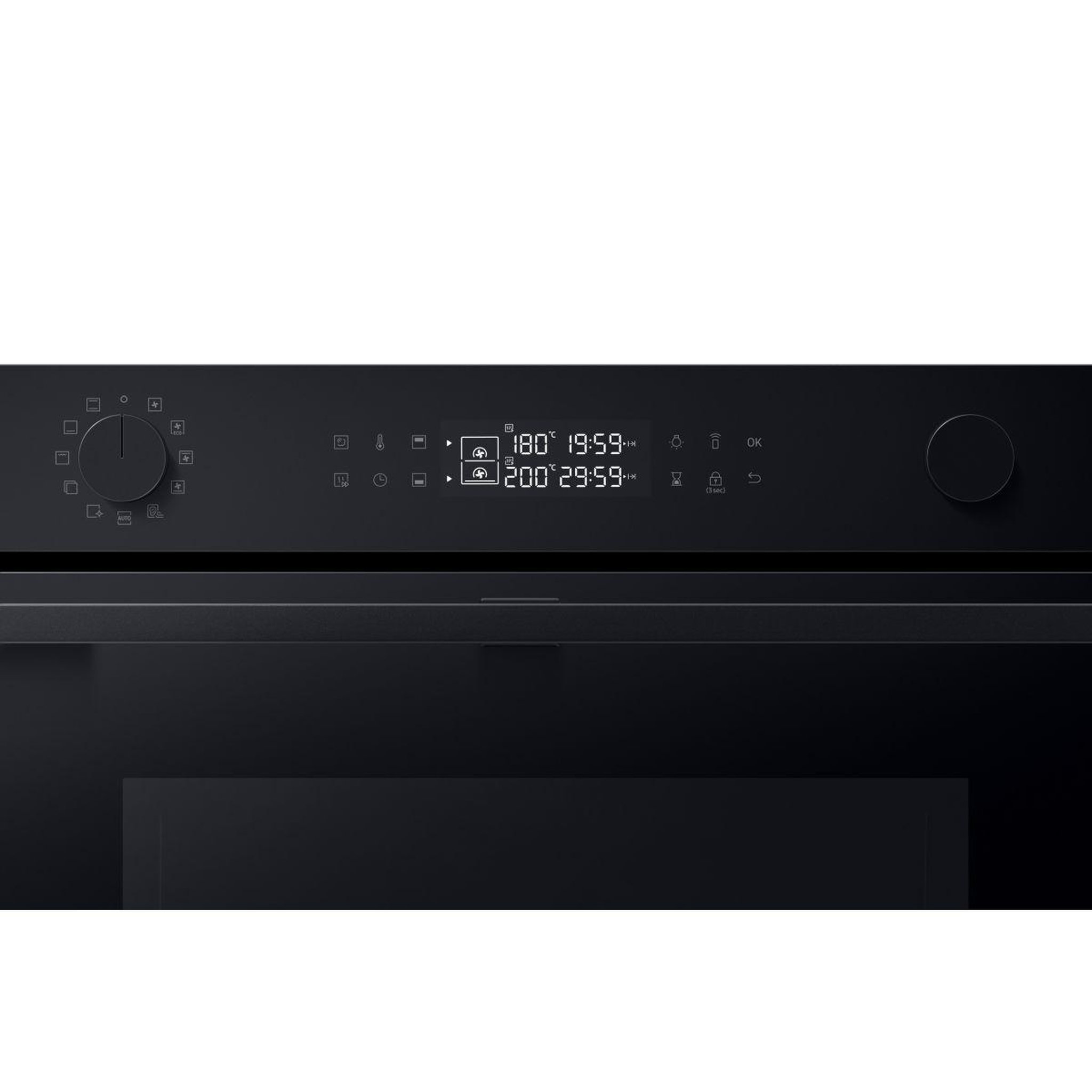 Voir la diapositive 4 : Samsung Four encastrable nv7b45502ak dualcookflex