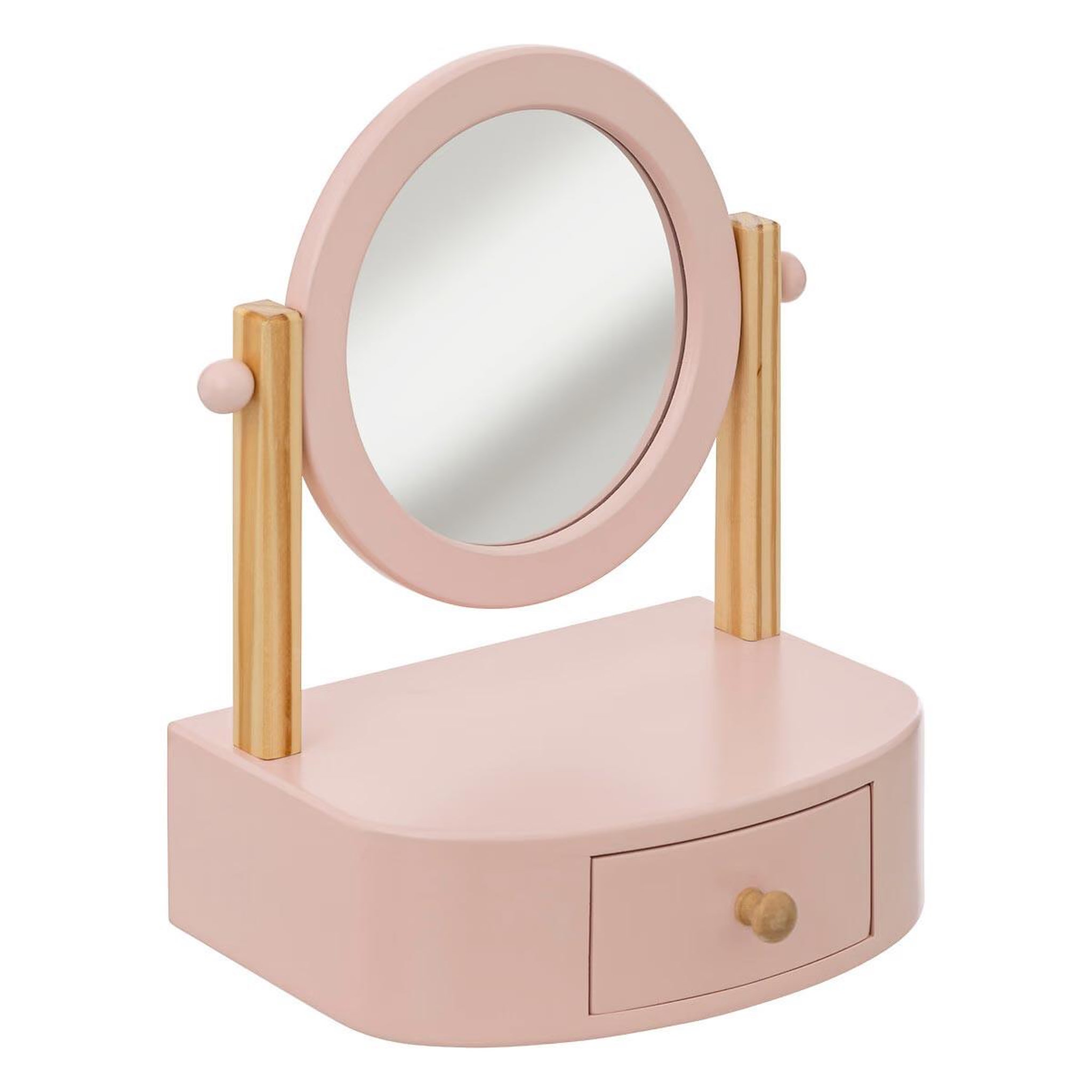 Voir la diapositive 3 : Atmosphera Kids Coiffeuse à poser enfant  chary  28cm rose