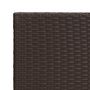 Voir la diapositive 5 : VIDAXL Table d'appoint marron 55x45x49 cm resine tressee