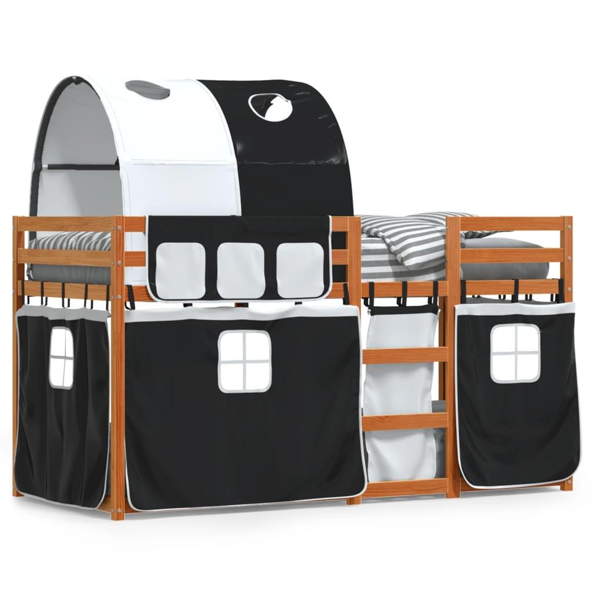 Voir la diapositive 2 : VIDAXL Lit superpose sans matelas 90x200 cm bois de pin massif