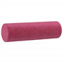 Voir la diapositive 3 : VIDAXL Coussins decoratifs lot de 2 Rouge bordeaux Ø15x50 cm Velours