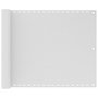 Voir la diapositive 1 : VIDAXL Ecran de balcon Blanc 75x500 cm PEHD