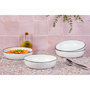 Voir la diapositive 2 : BJORN Assiette creuse PURE Ø21,5cm - 4 pièces - Blanc Neige