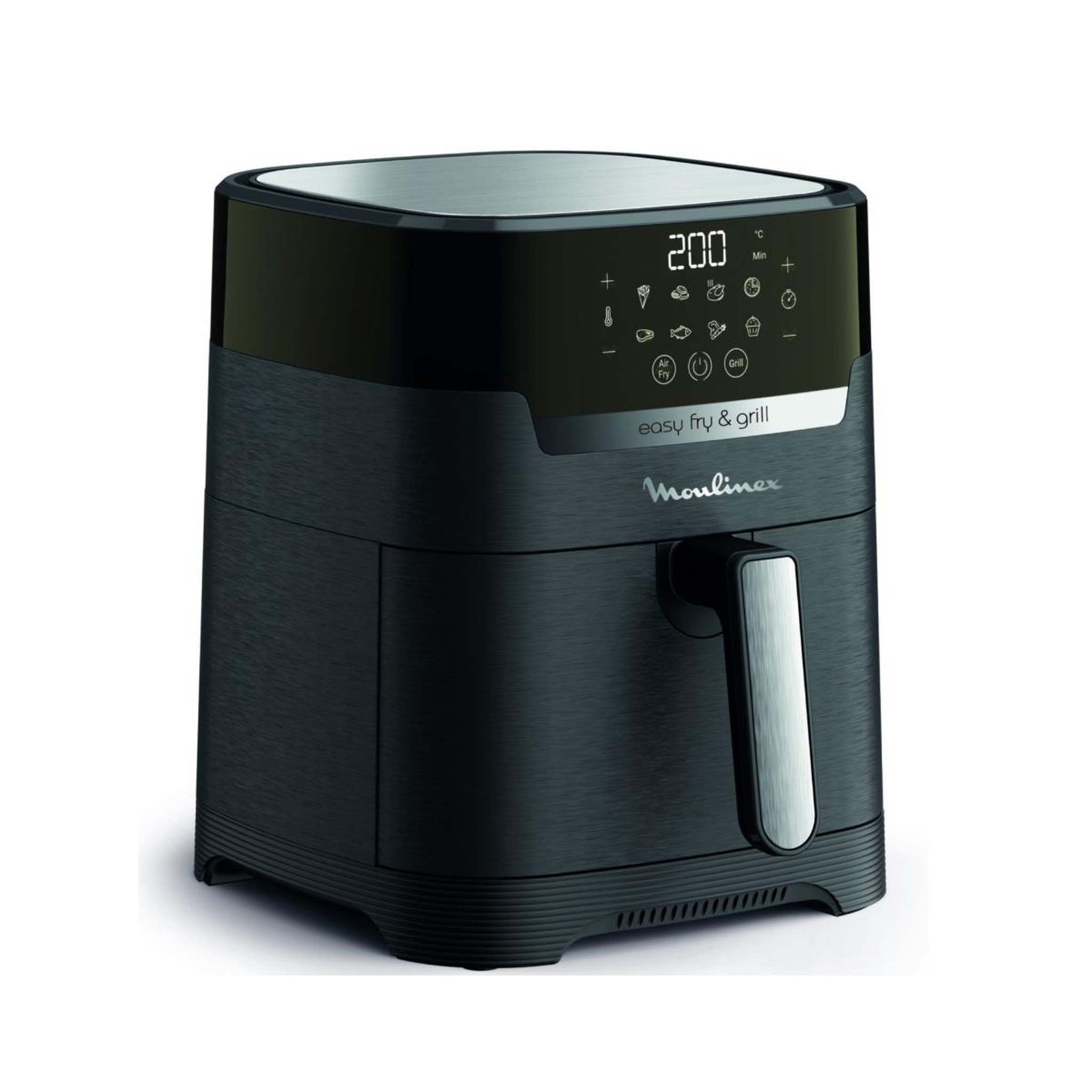 Voir la diapositive 2 : MOULINEX Friteuse sans huile 4.2l 1400w noir - ez505810