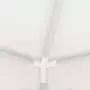 VIDAXL Tente de reception 4x6 m Blanc