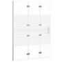 Voir la diapositive 2 : VIDAXL Cabine de douche pliable ESG 100x140 cm Blanc