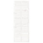 Voir la diapositive 5 : VIDAXL Porte de grange Blanc 80x1,8x214 cm Bois massif de pin