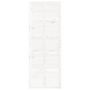 Voir la diapositive 5 : VIDAXL Porte de grange Blanc 80x1,8x214 cm Bois massif de pin