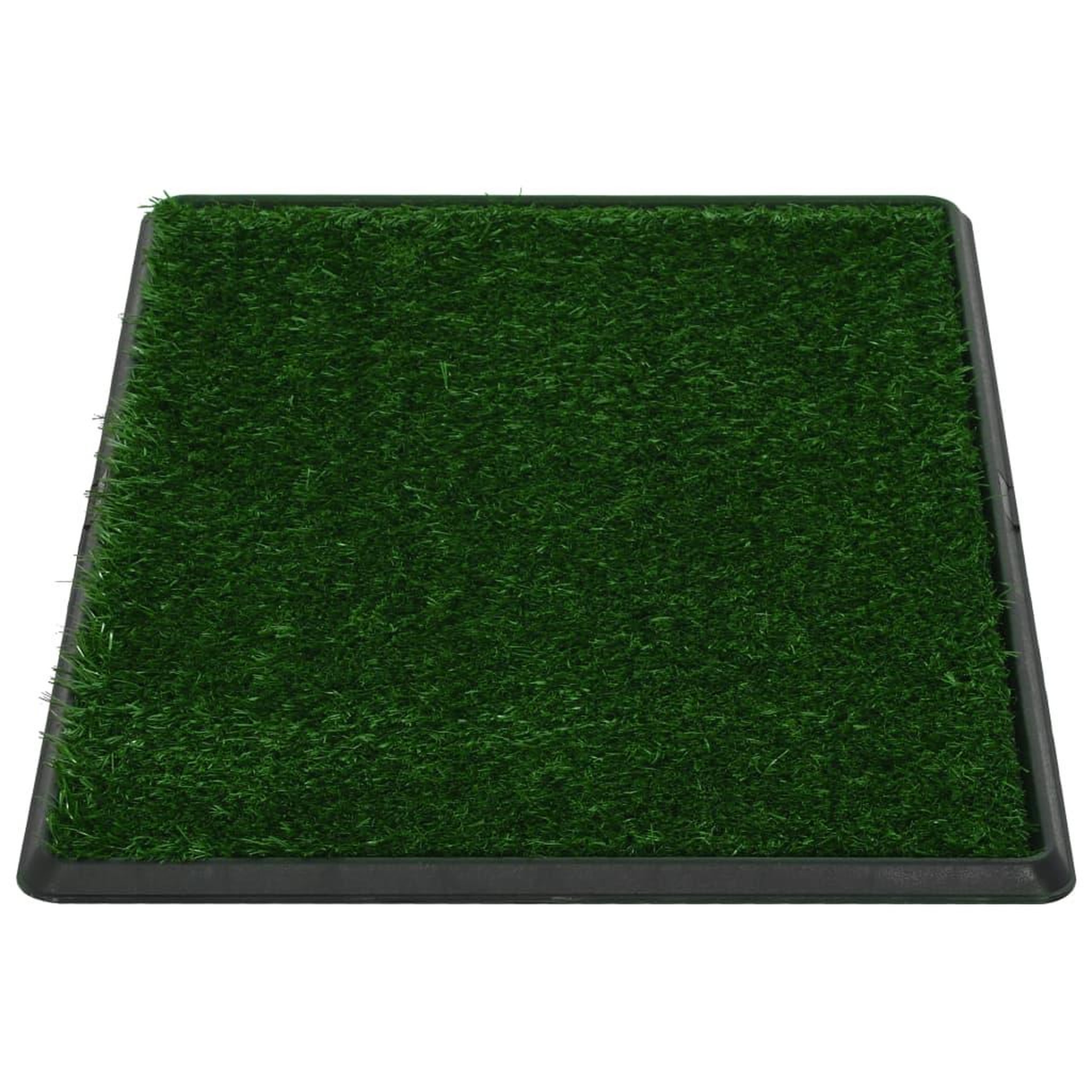 Voir la diapositive 4 : VIDAXL Tapis pour animaux 2 pcs avec plateau et gazon artificiel Vert