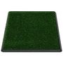 Voir la diapositive 4 : VIDAXL Tapis pour animaux 2 pcs avec plateau et gazon artificiel Vert