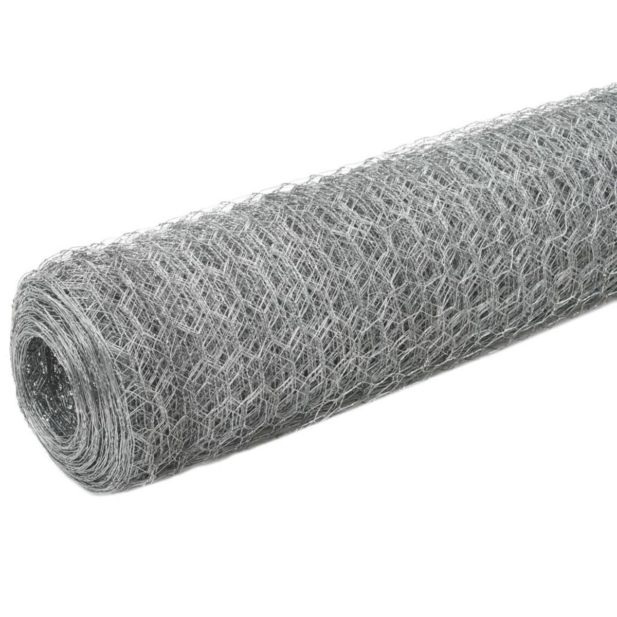 VIDAXL Grillage pour voliere Acier galvanise 25x1,2 m Argente