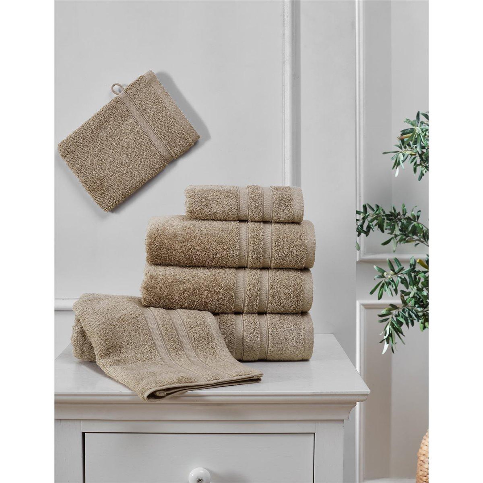 Voir la diapositive 5 : Sensei Maison Drap de bain en coton biologique 520 g/m² BIO ORGANIKA