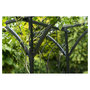 Voir la diapositive 3 : Nature Pergola double droite en acier galvanisé noir