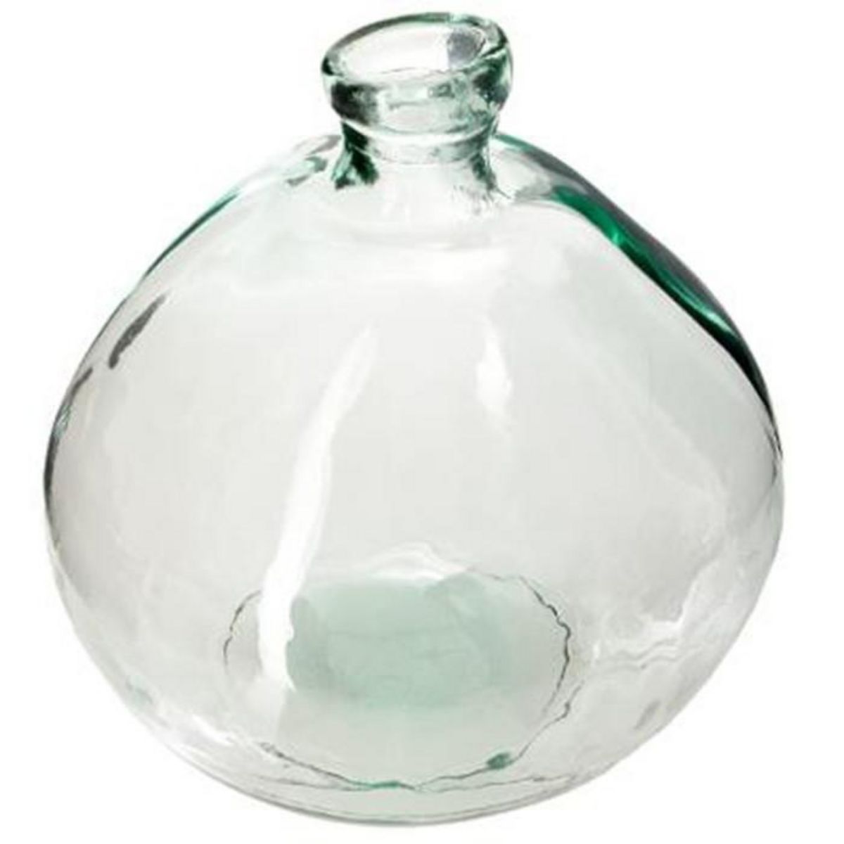 ATMOSPHERA Vase Rond en Verre Recyclé  Ballon  45cm Transparent