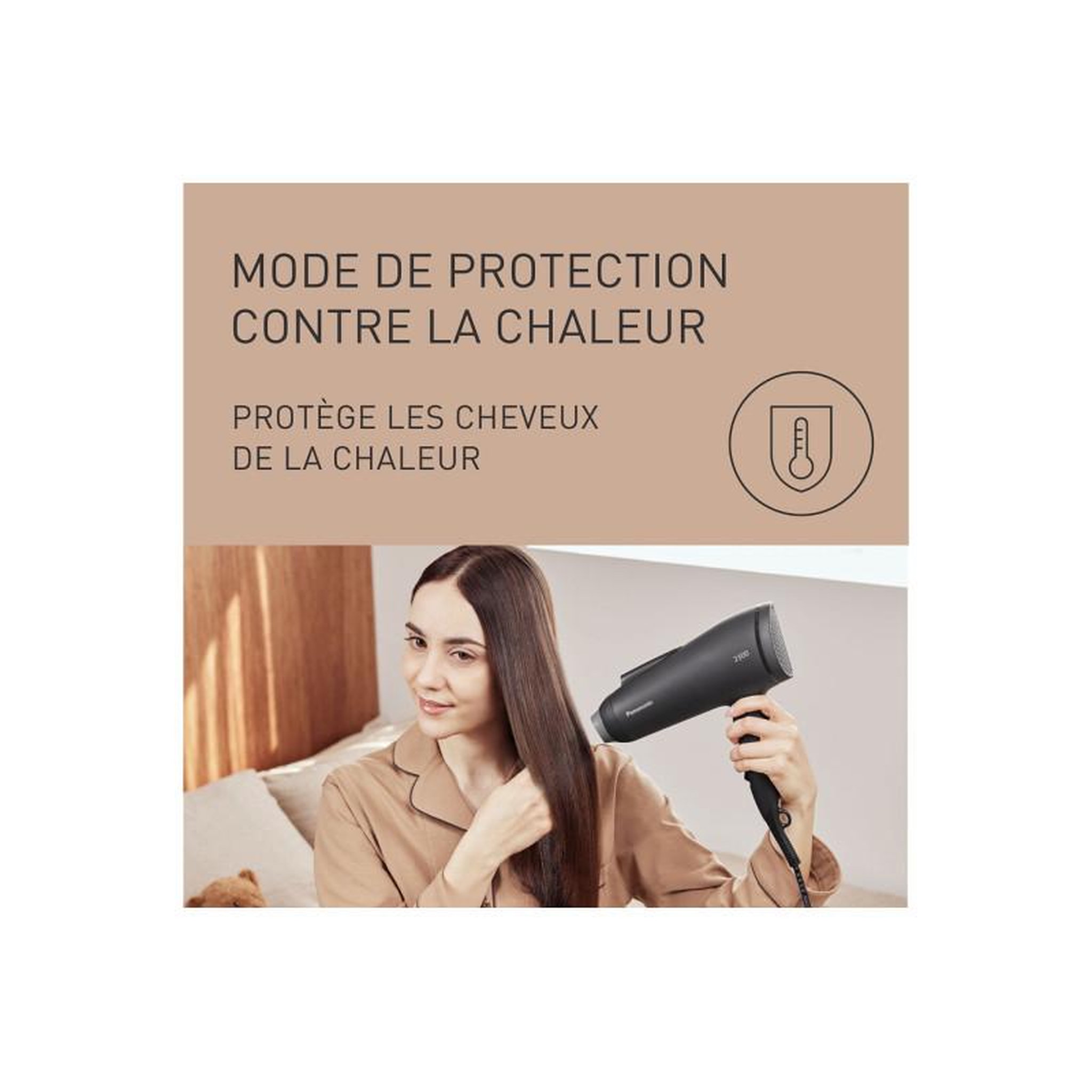Voir la diapositive 3 : PANASONIC Sèche cheveux Panasonic EH NE87 K825 NOIR