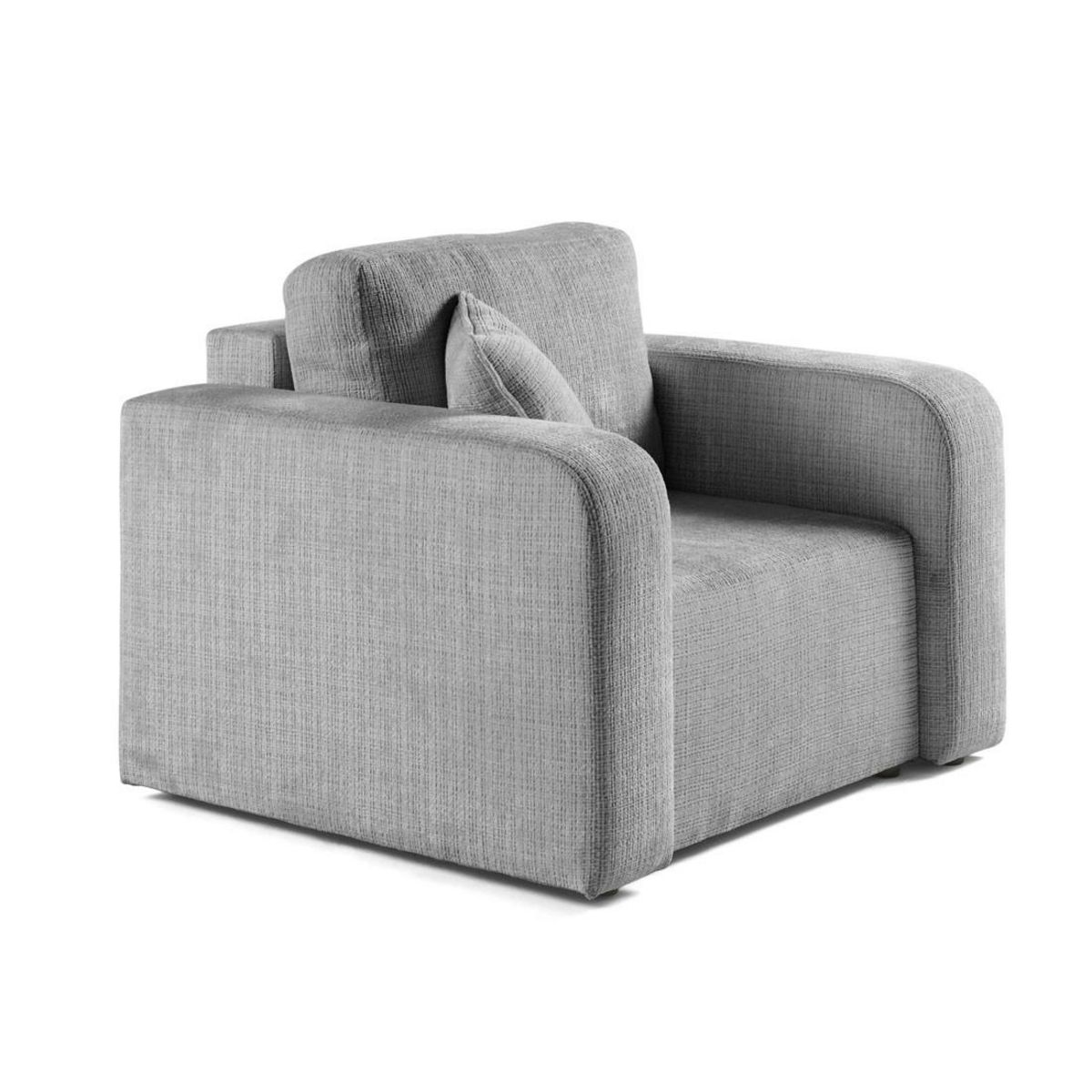 BEST MOBILIER Miro - fauteuil en velours texturé