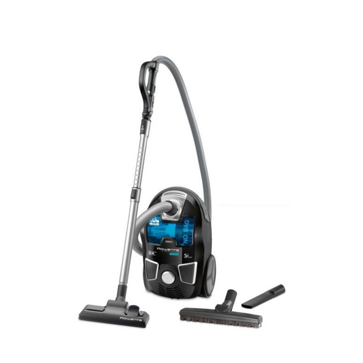 ROWENTA Aspirateur sans sac X-Trem power cyclonic RO6245 noir/bleu 2100 W