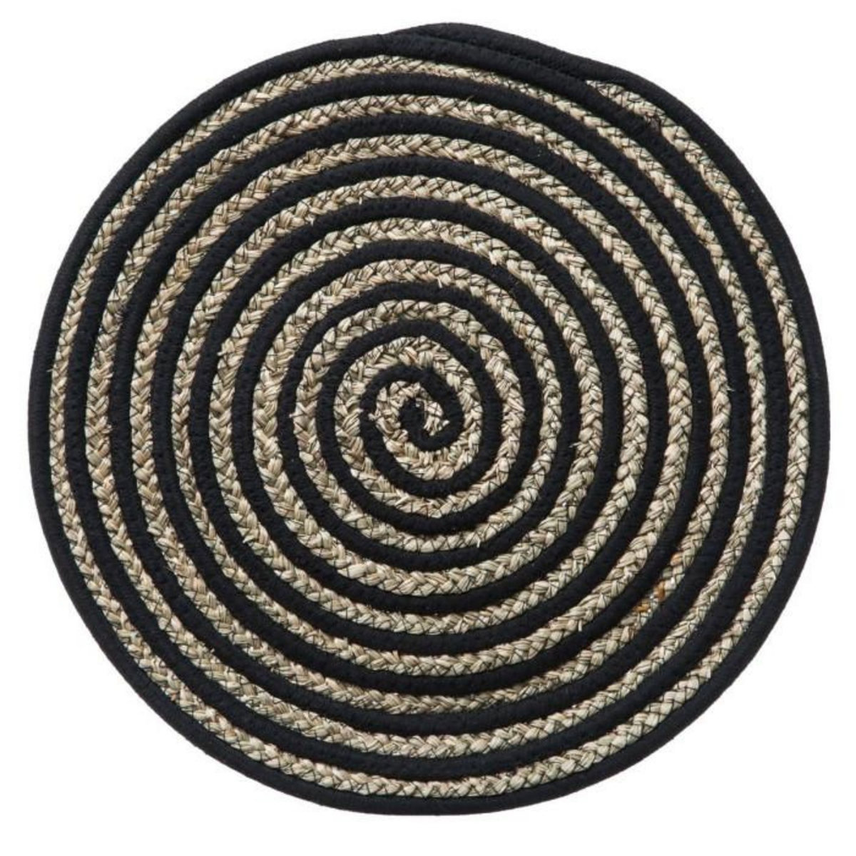 SECRET DE GOURMET Set de Table Déco  Terre  38cm Noir