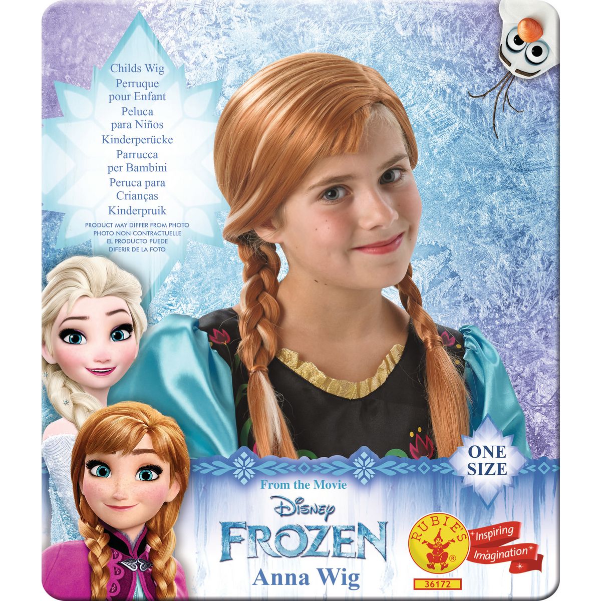 RUBIES Perruque Anna - La reine des neiges