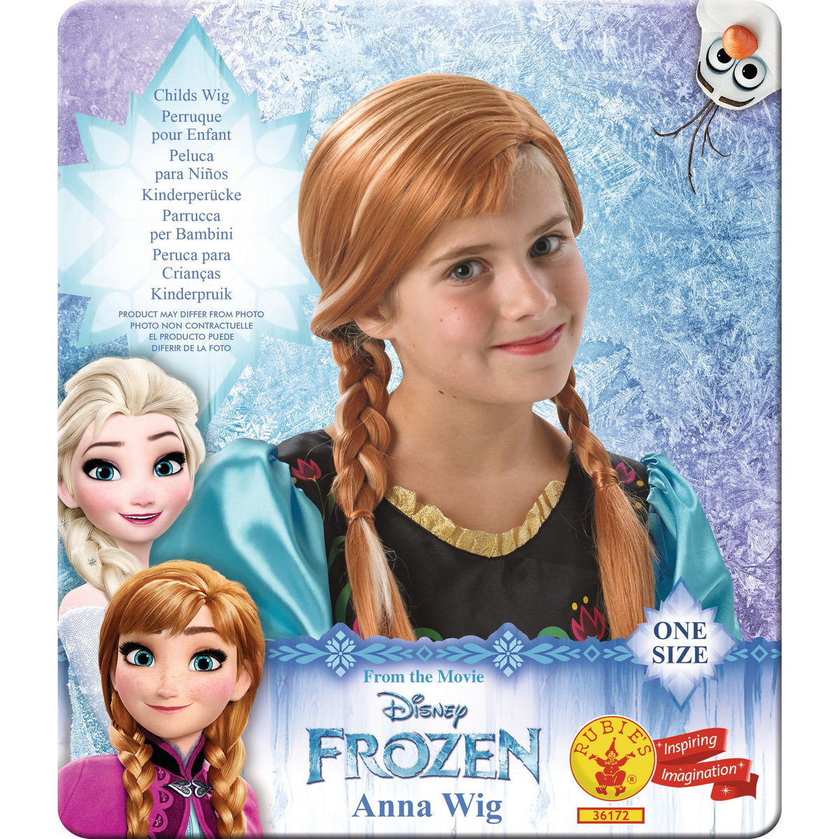 RUBIES Perruque Anna - La reine des neiges