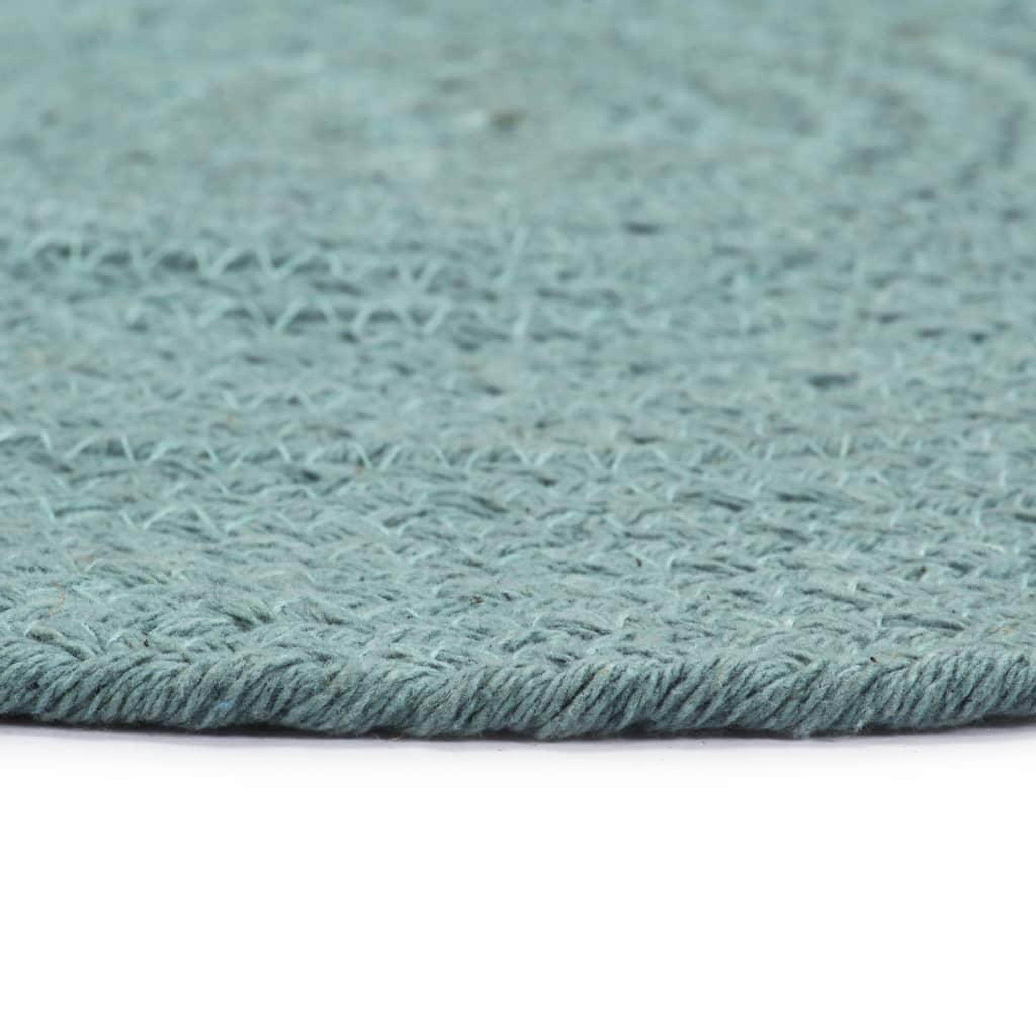 Voir la diapositive 3 : VIDAXL Napperons 6 pcs Vert Plain 38 cm Rond Coton