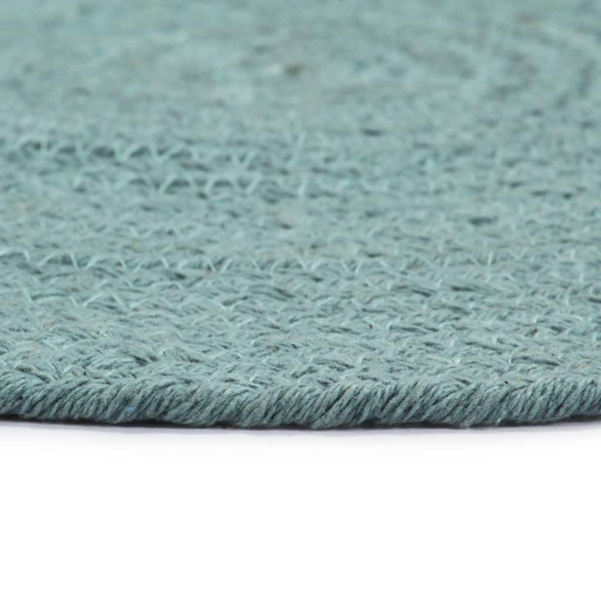 VIDAXL Napperons 6 pcs Vert Plain 38 cm Rond Coton