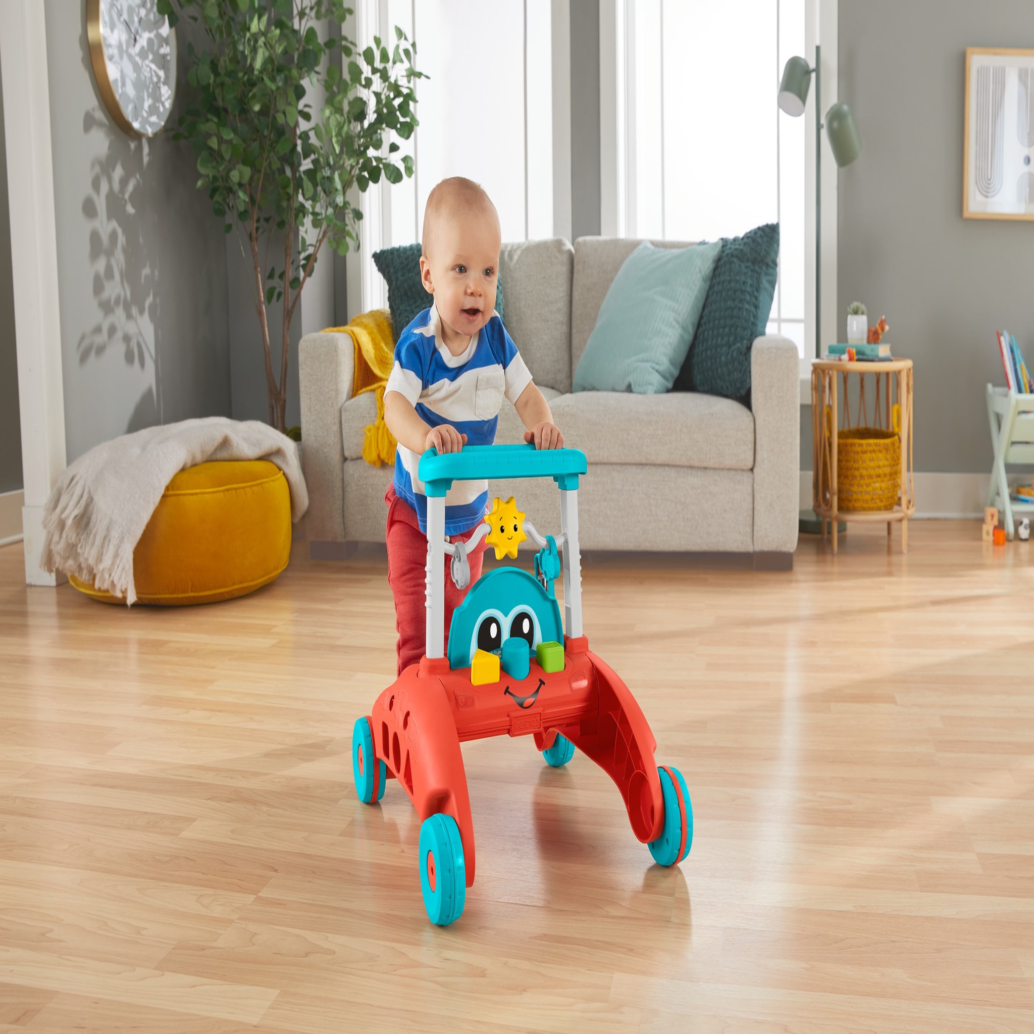 Voir la diapositive 4 : Fisher price Trotteur d'activités évolutif 