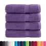 Voir la diapositive 2 : VIDAXL Essuie mains de qualité supérieure SOLUND 4 pcs violet 600 g m²