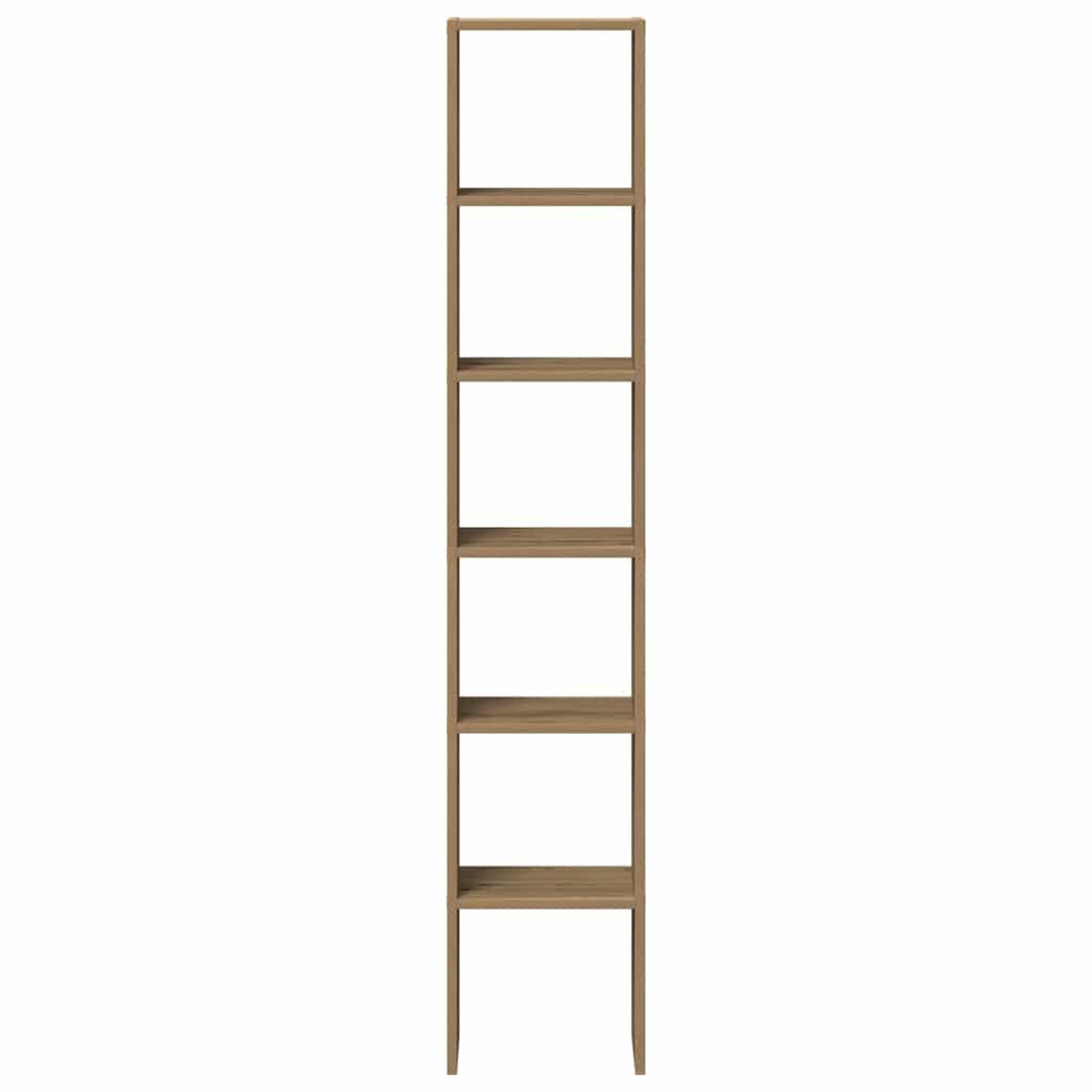 Voir la diapositive 4 : VIDAXL Bibliotheques 2 pcs empilable chene artisanal bois d'ingenierie