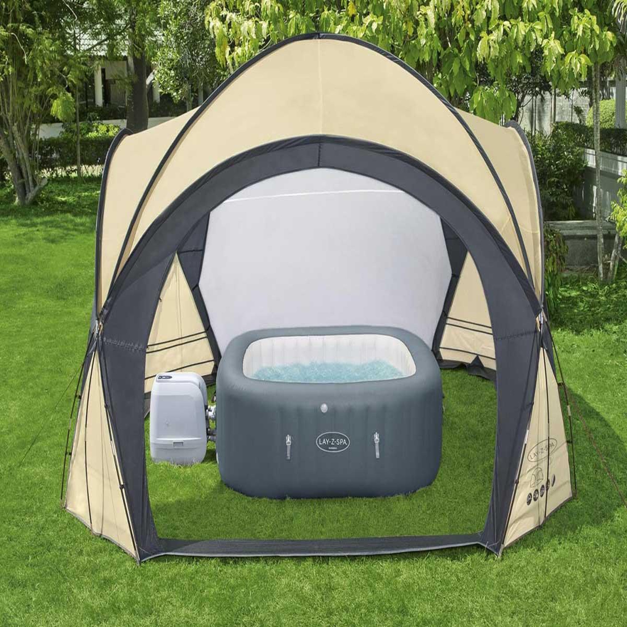Voir la diapositive 5 : BESTWAY Dôme de protection pour spa gonflable Lay-Z-Spa - Bestway