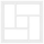 Voir la diapositive 4 : VIDAXL Etagere murale Blanc 45,1x16x45,1 cm Bois d'ingenierie
