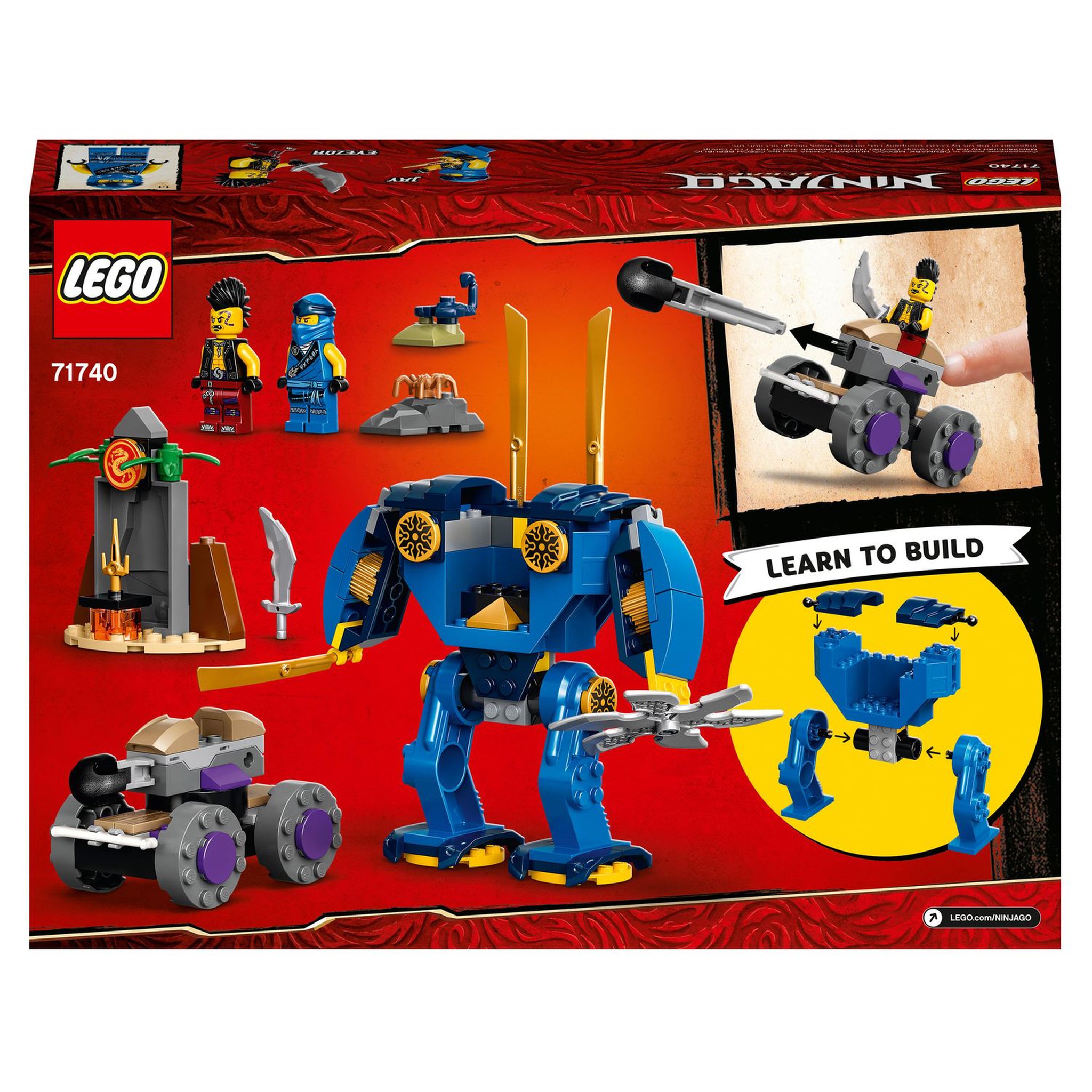 Voir la diapositive 8 : LEGO Ninjago 71740 - L'électrorobot de Jay