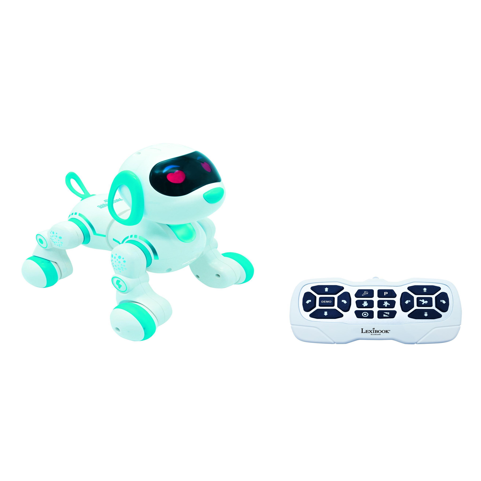 Lexibook Power Puppy Jr Bleu – Mon chiot robot programmable avec contrôle gestuel