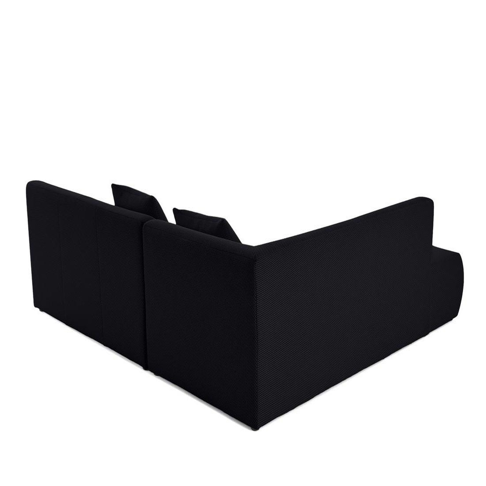 Voir la diapositive 4 : LISA DESIGN Onyx - canapé modulable d'angle gauche - 5 places - en tissu mailles 3d