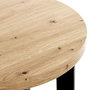 Voir la diapositive 3 : Paris Prix Table Basse Ronde  Tiny  50cm Naturel & Noir