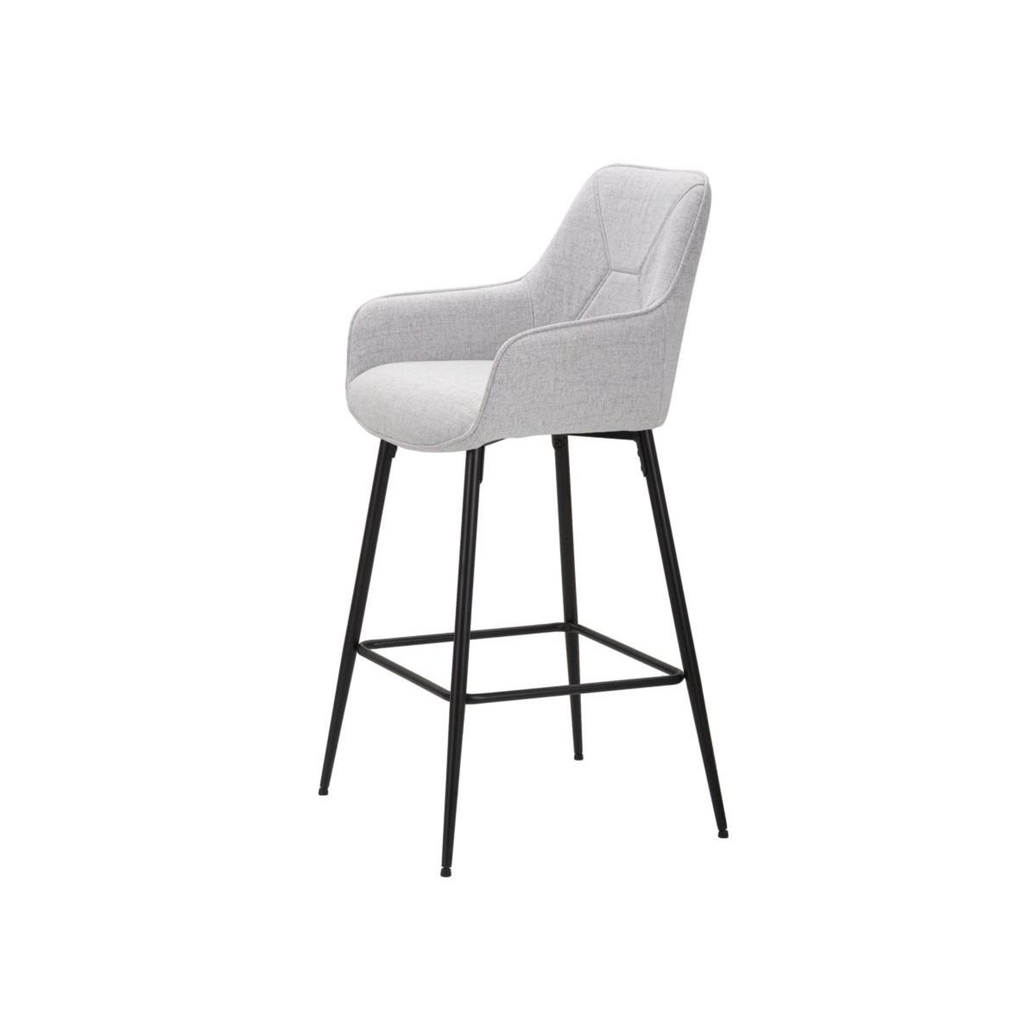 Voir la diapositive 4 : Paris Prix Lot de 2 fauteuils de bar  vicenza  109cm gris