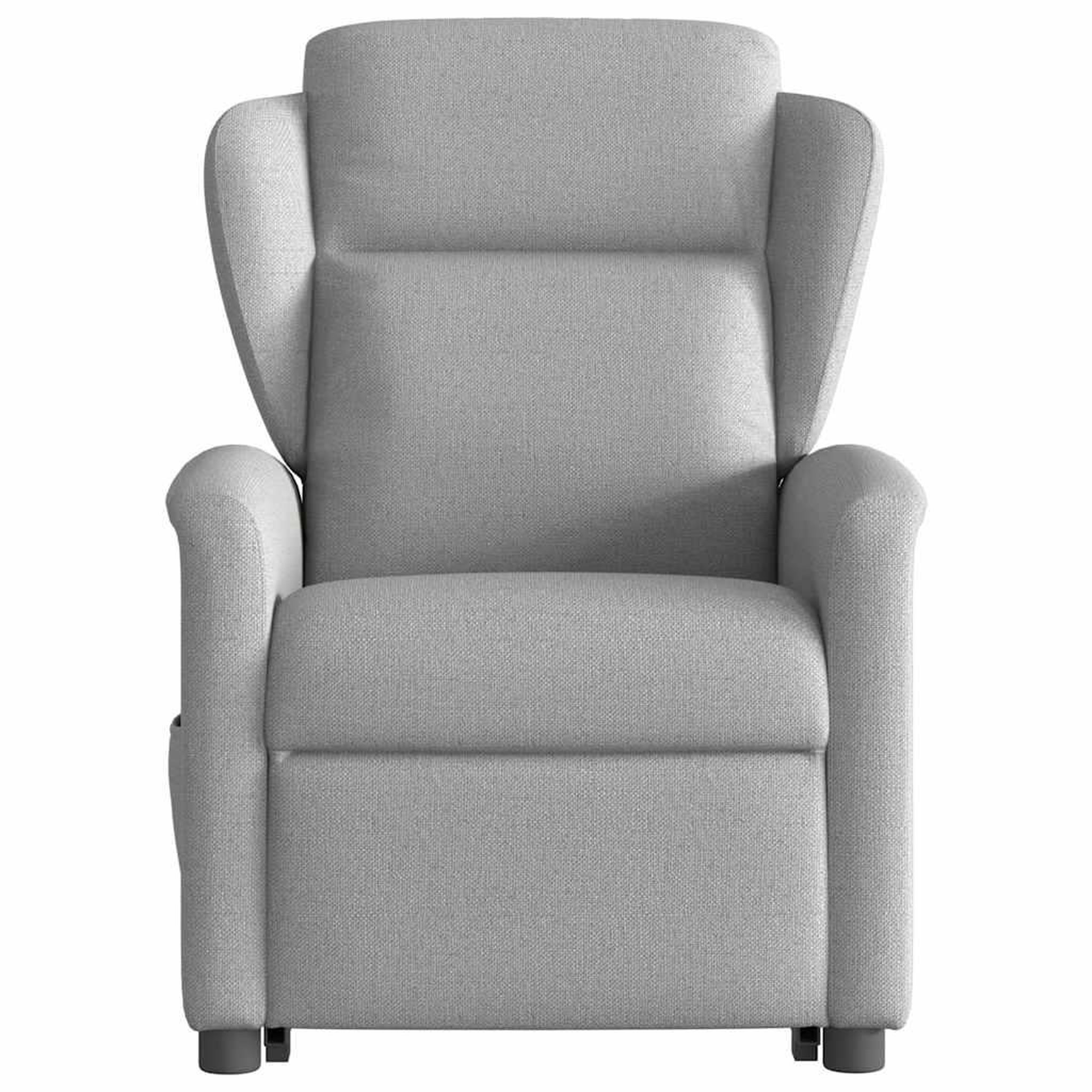 Voir la diapositive 5 : VIDAXL Fauteuil inclinable de massage electrique gris nuage tissu