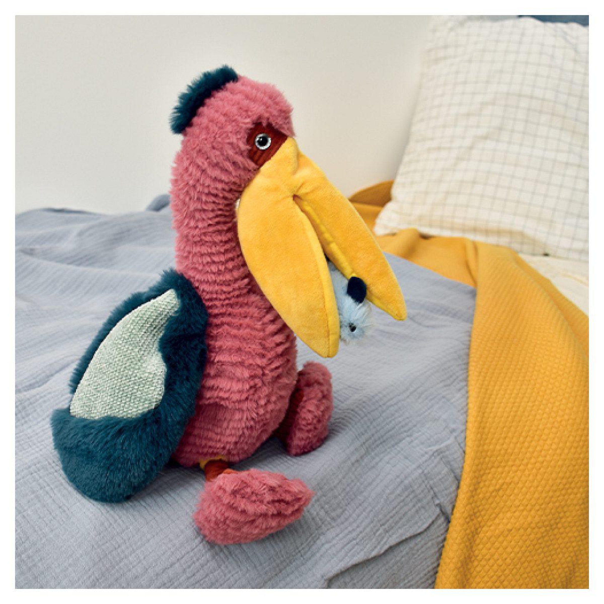 Voir la diapositive 2 : Histoire D'Ours Peluche tresors marins - pelican 34 cm