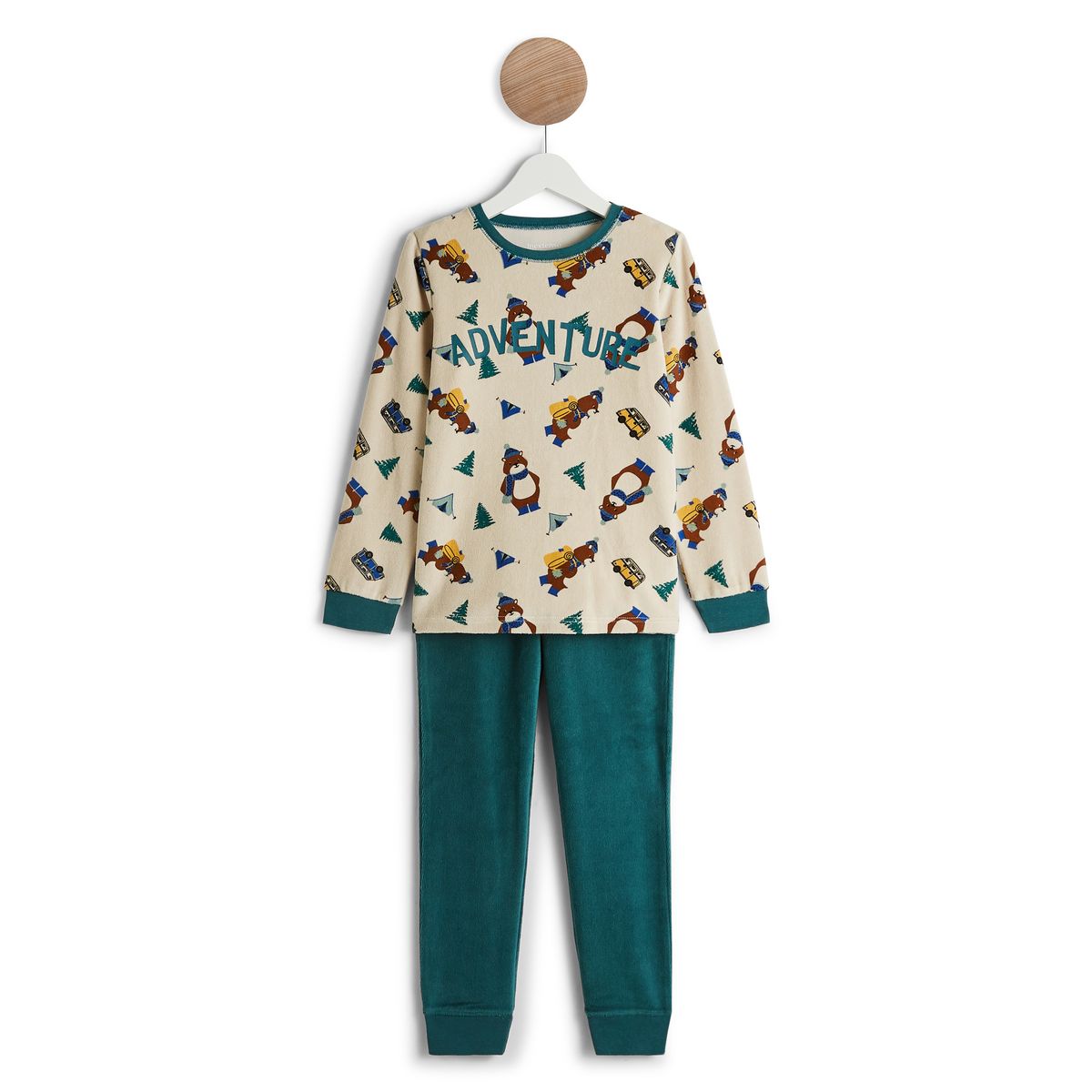 INEXTENSO Pyjama velours ours garçon
