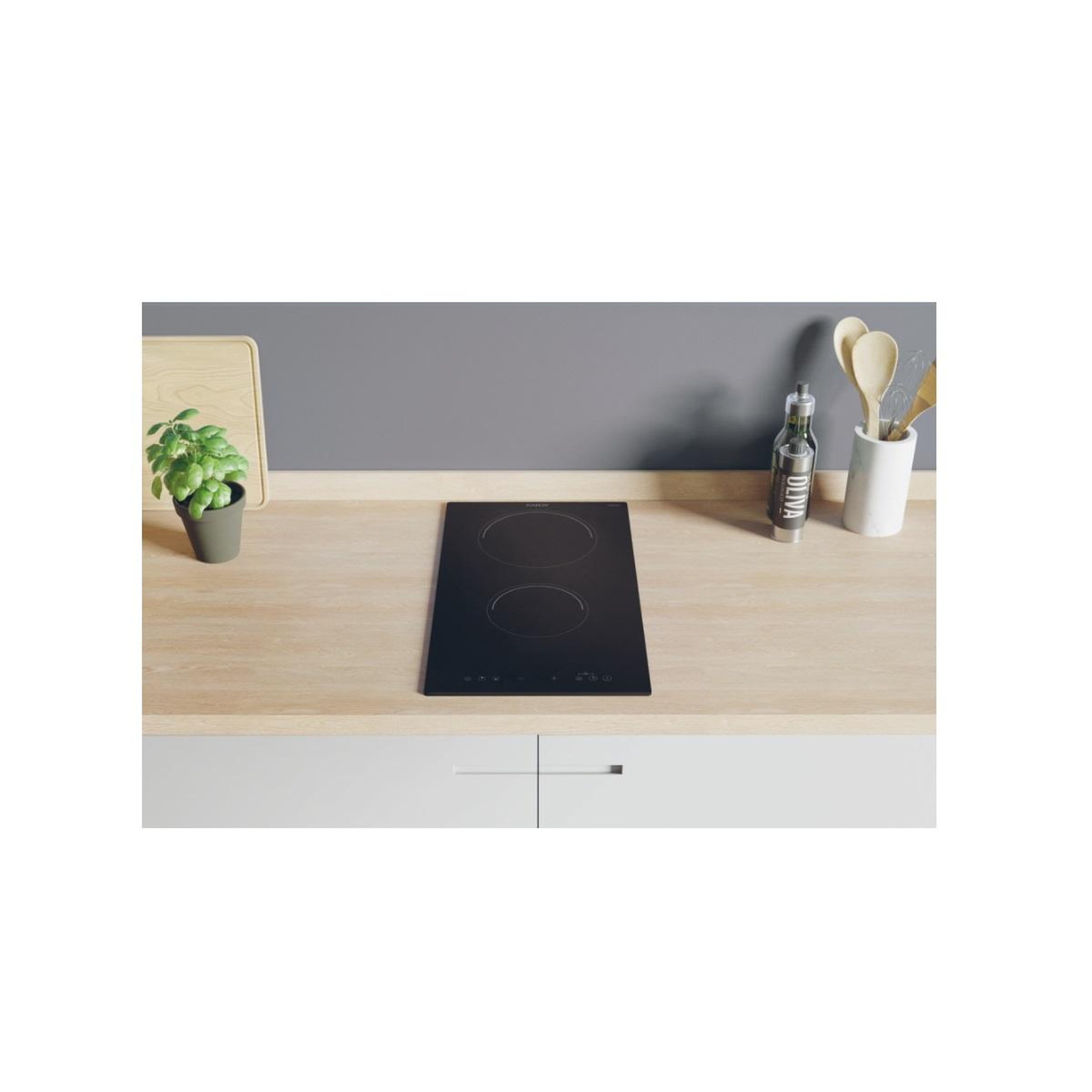 Voir la diapositive 3 : Candy Table domino induction 30cm 3500w noir - CID30/1