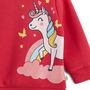 Voir la diapositive 2 : INEXTENSO Sweat col rond licorne bébé fille