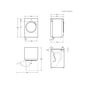 Voir la diapositive 6 : ELECTROLUX Sèche-linge pompe à chaleur 60cm 8kg blanc - EDHF2804DC